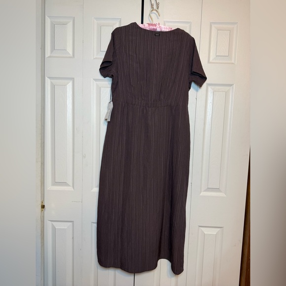 RVCA‎ Brown Maxi Dress with Button Detail - Picture 6 of 8